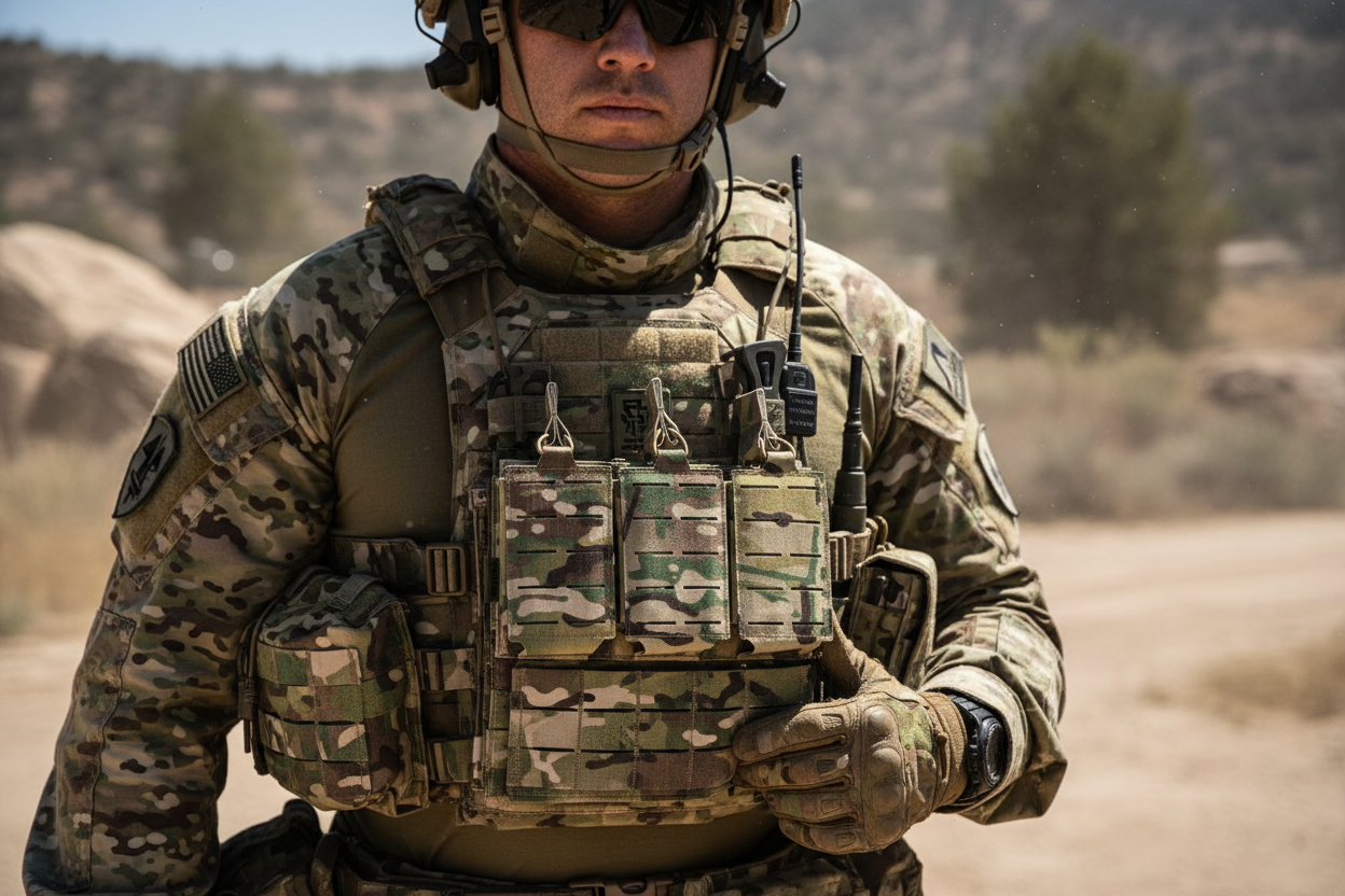 Porte-Chargeurs Triple MOLLE — M4 / M16 / AR15 / G36